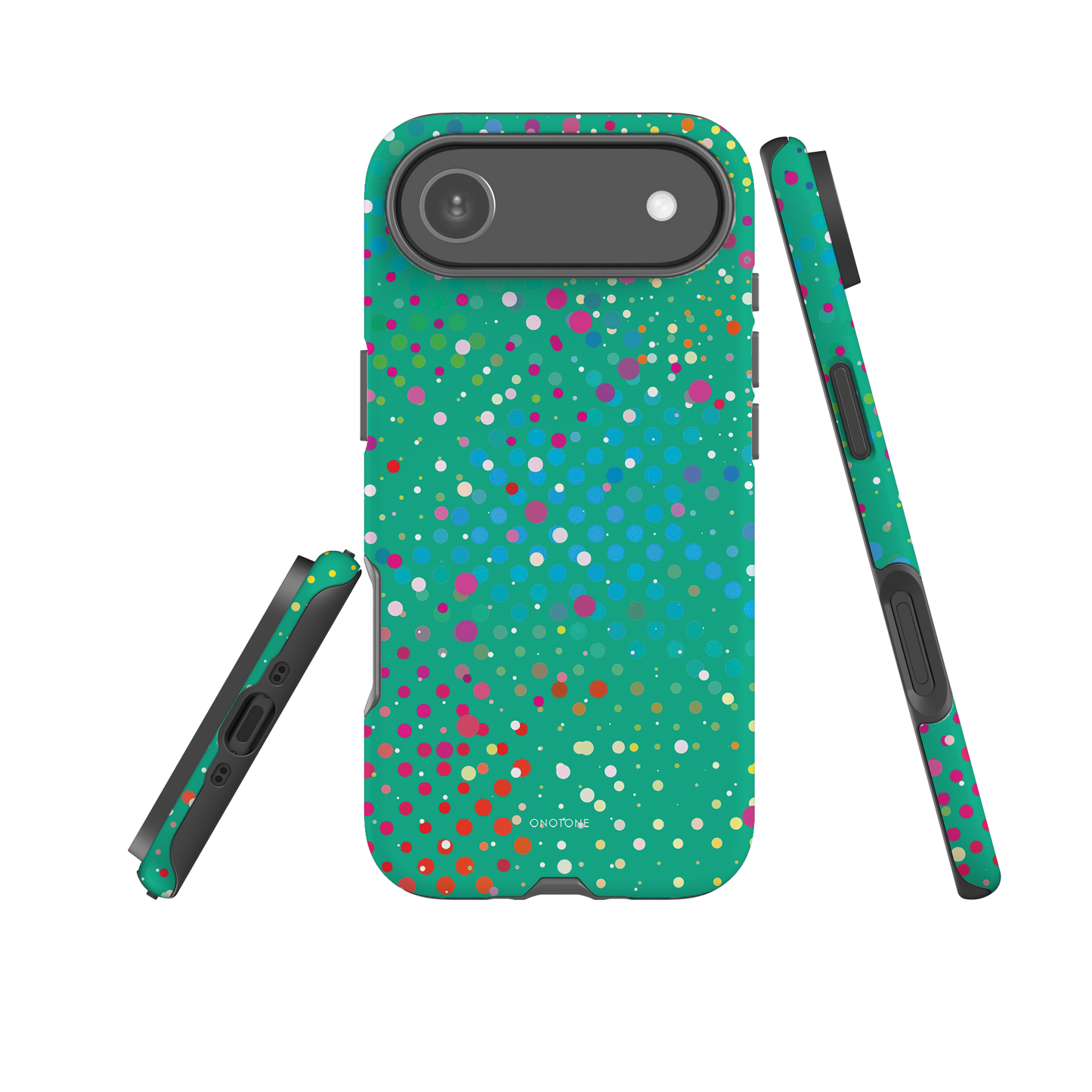 Persian Green Polka Dot iPhone 17 Pro (MagSafe) Case