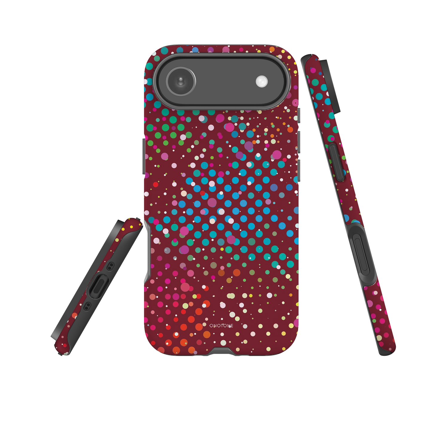 Light Burgundy Polka Dot iPhone 17 Pro (MagSafe) Case