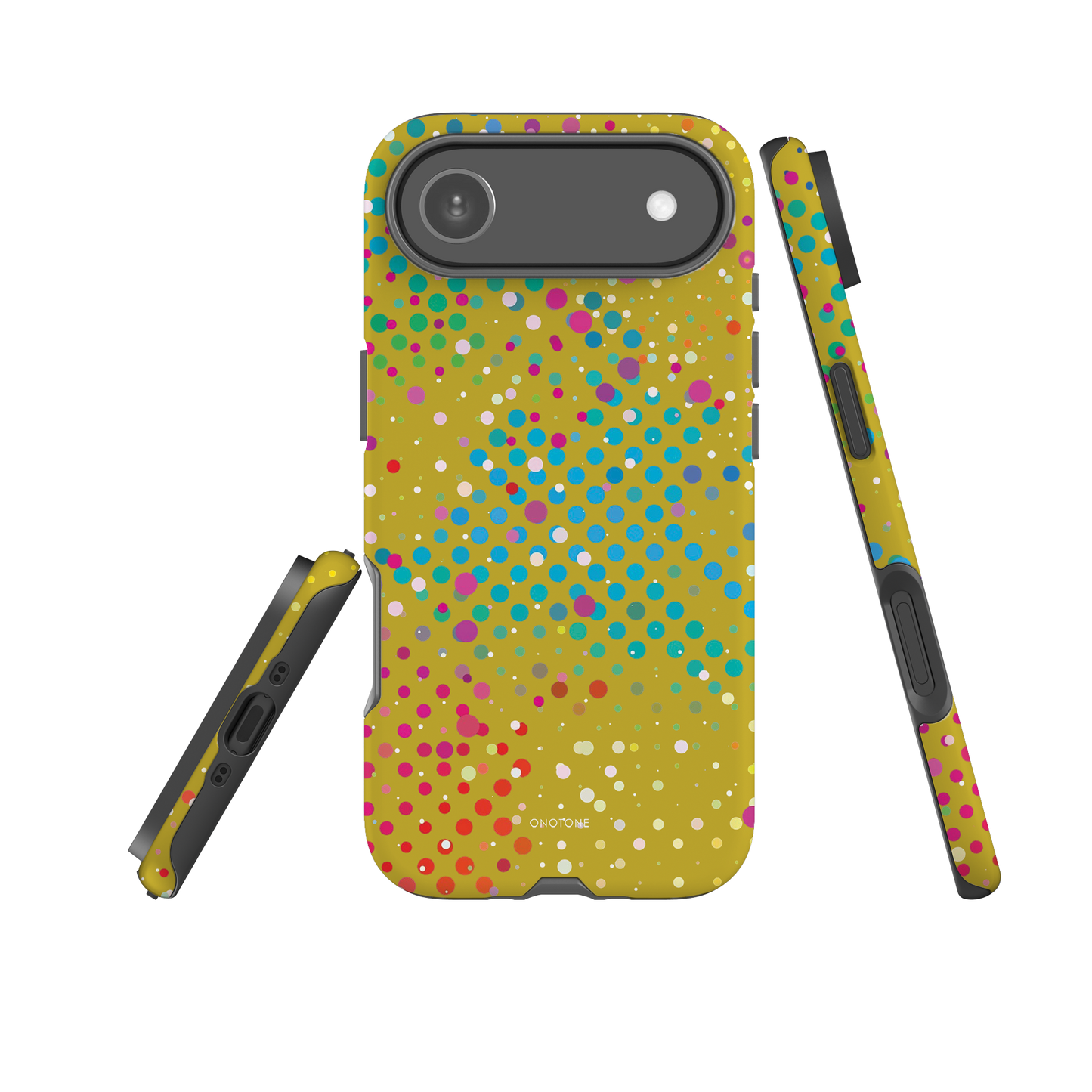 Yellow Polka Dot iPhone case (BD-103)