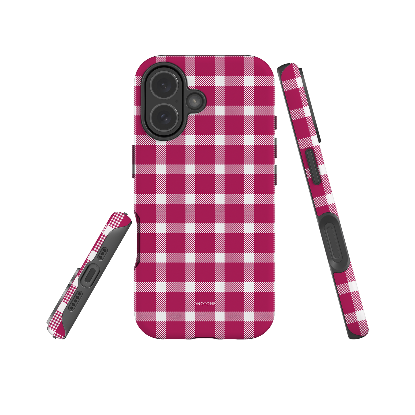 Yellow Plaid iPhone Case – Durable, Stylish & Shockproof Protection (BP-215)