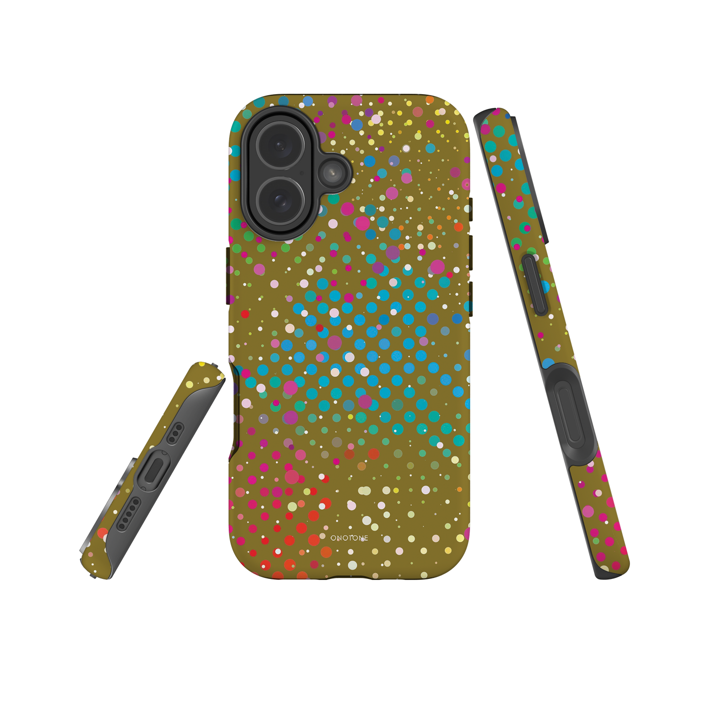 Yellow Polka Dot iPhone case (BD-119)