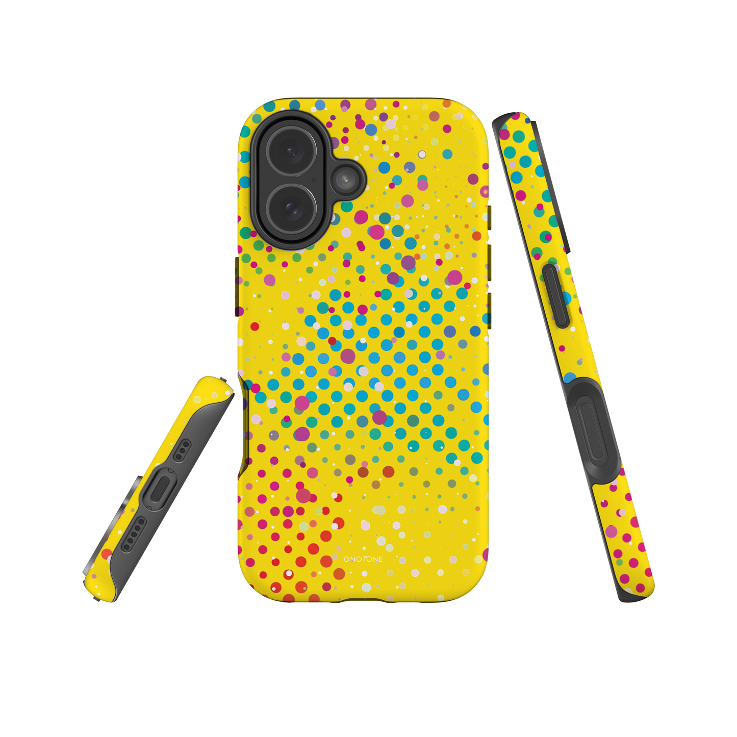 Yellow Polka Dot iPhone case (BD-107)