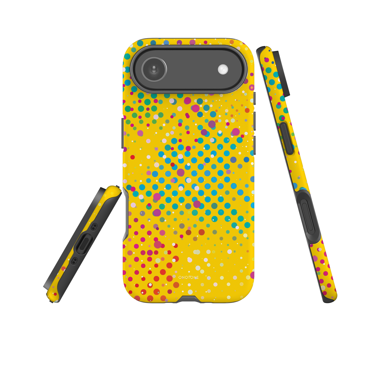 Yellow Polka Dot iPhone case (BD-109)