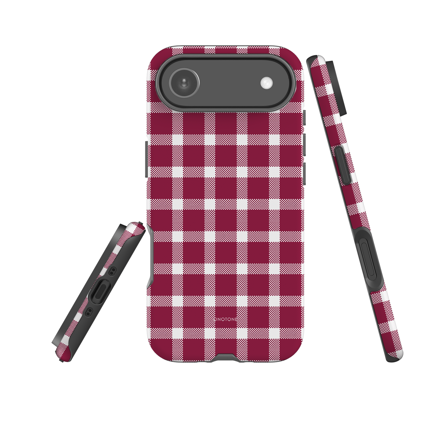 Yellow Plaid iPhone Case – Durable, Stylish & Shockproof Protection (BP-208)