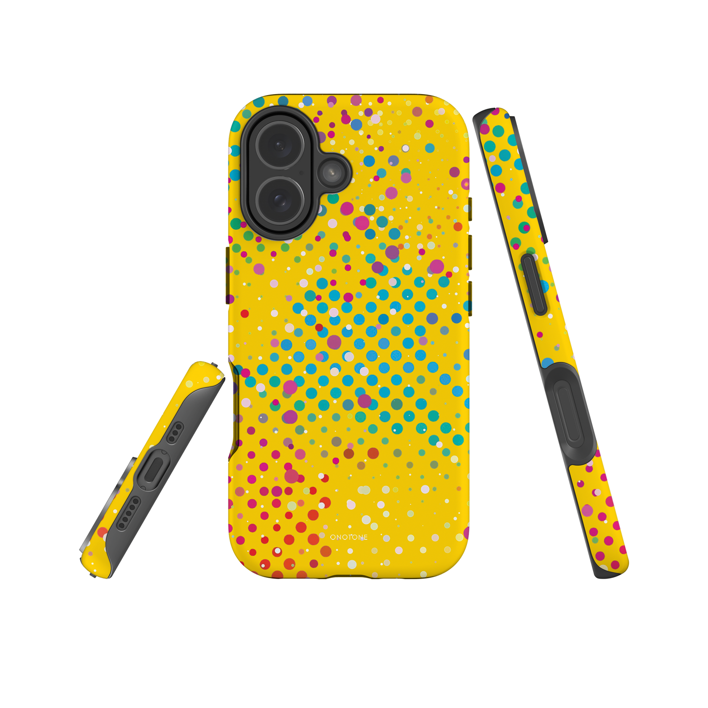 Yellow Polka Dot iPhone case (BD-109)
