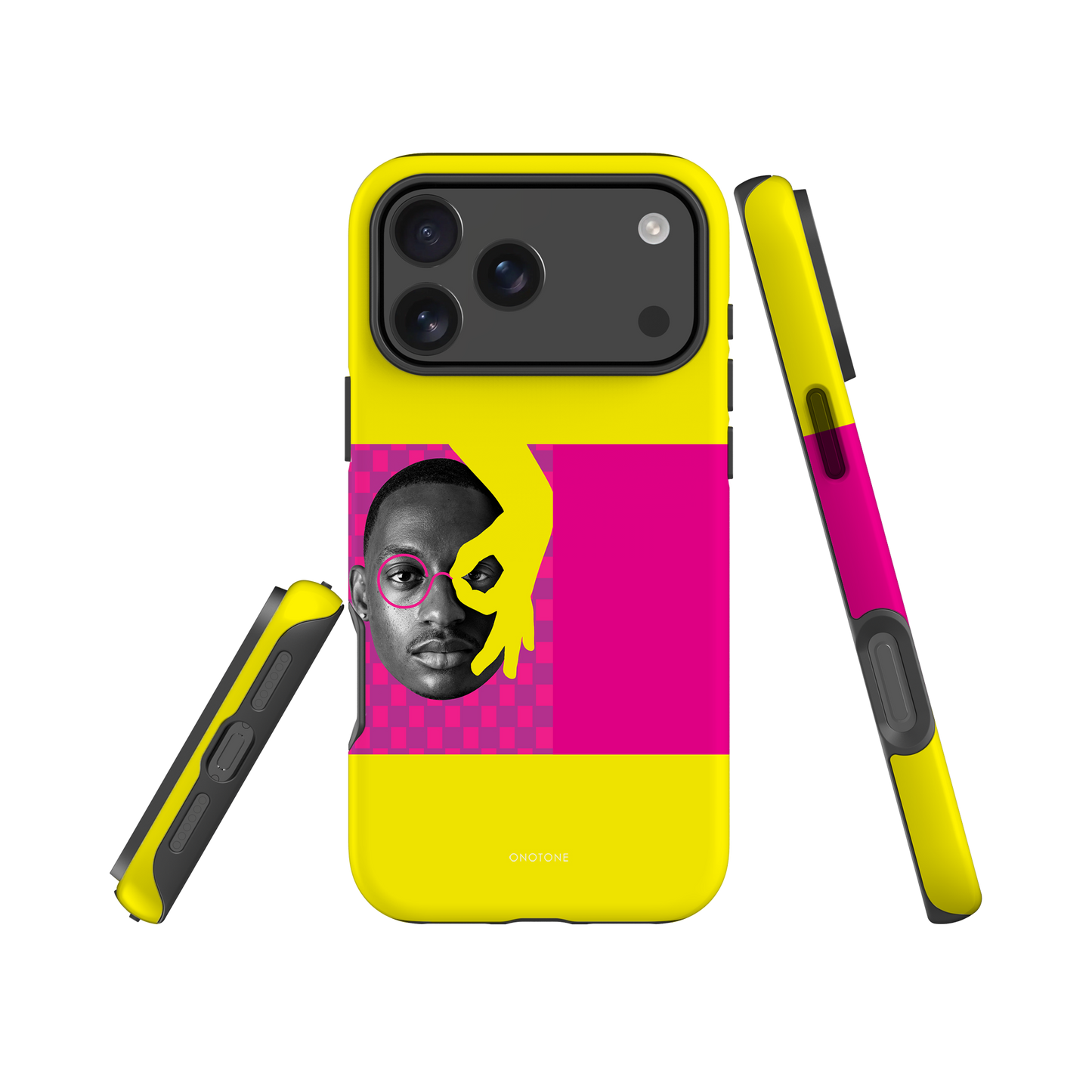 Dual Layer yellow modern iPhone® Case ( MD-3913)
