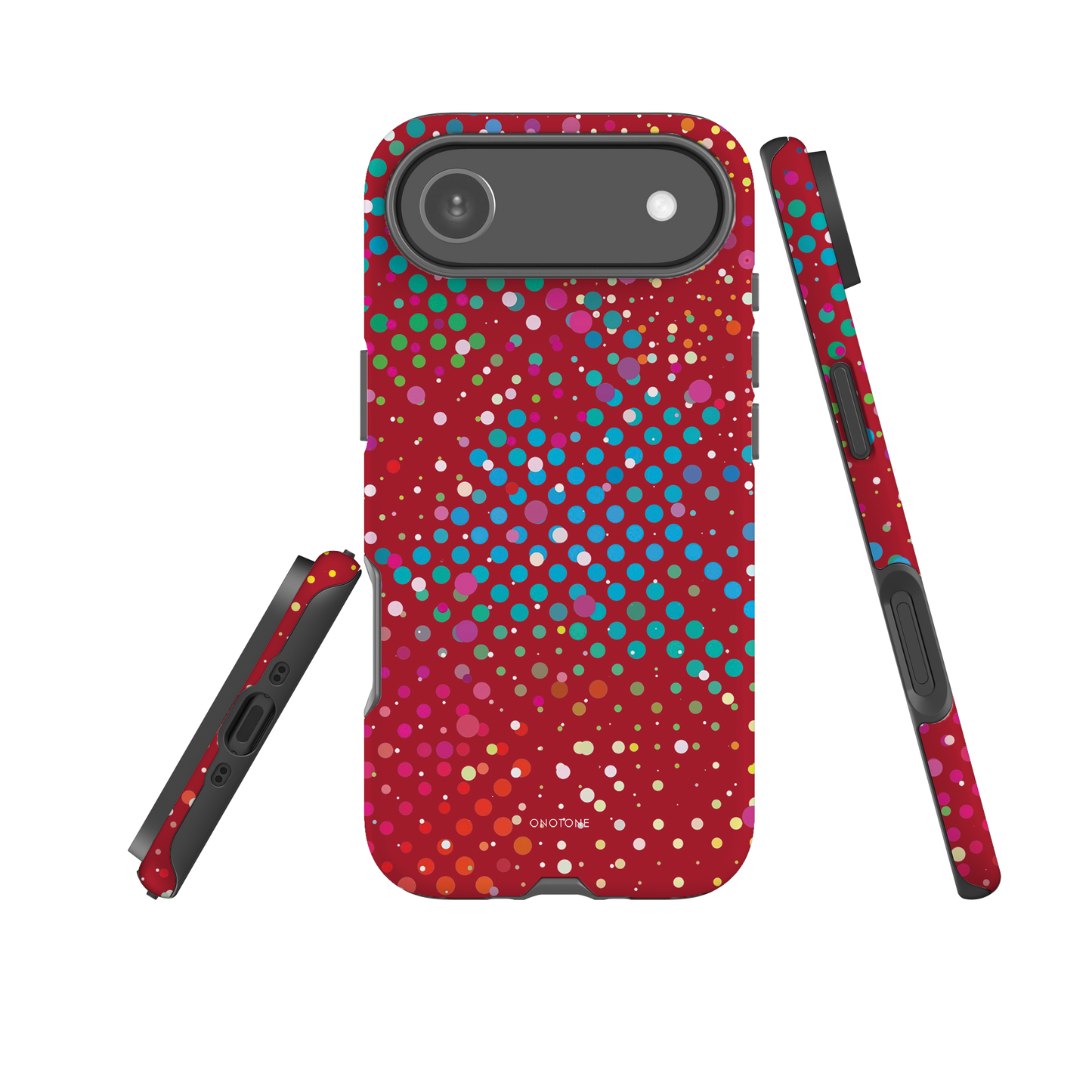Vivid Mulberry Polka Dot iPhone 17 Pro (MagSafe) Case