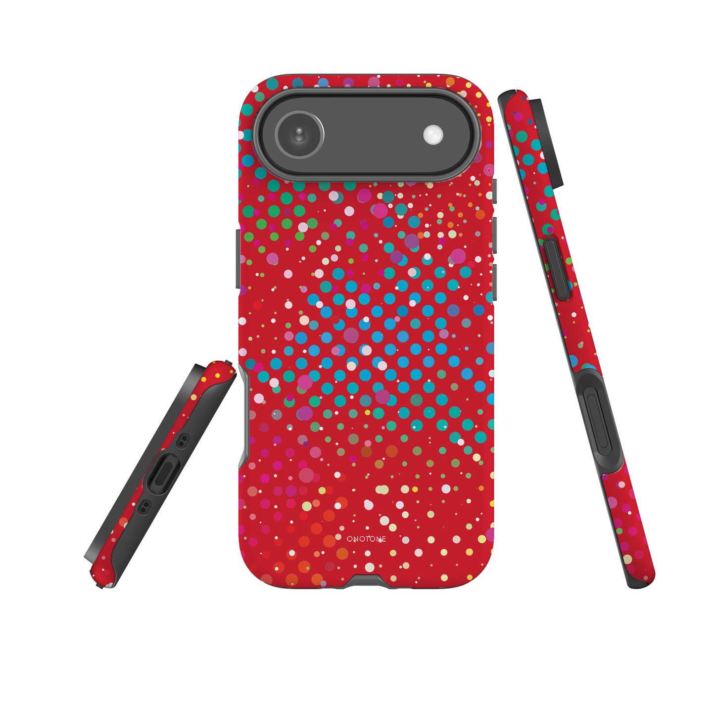 Vivid Mulberry Polka Dot iPhone 17 Pro (MagSafe) Case