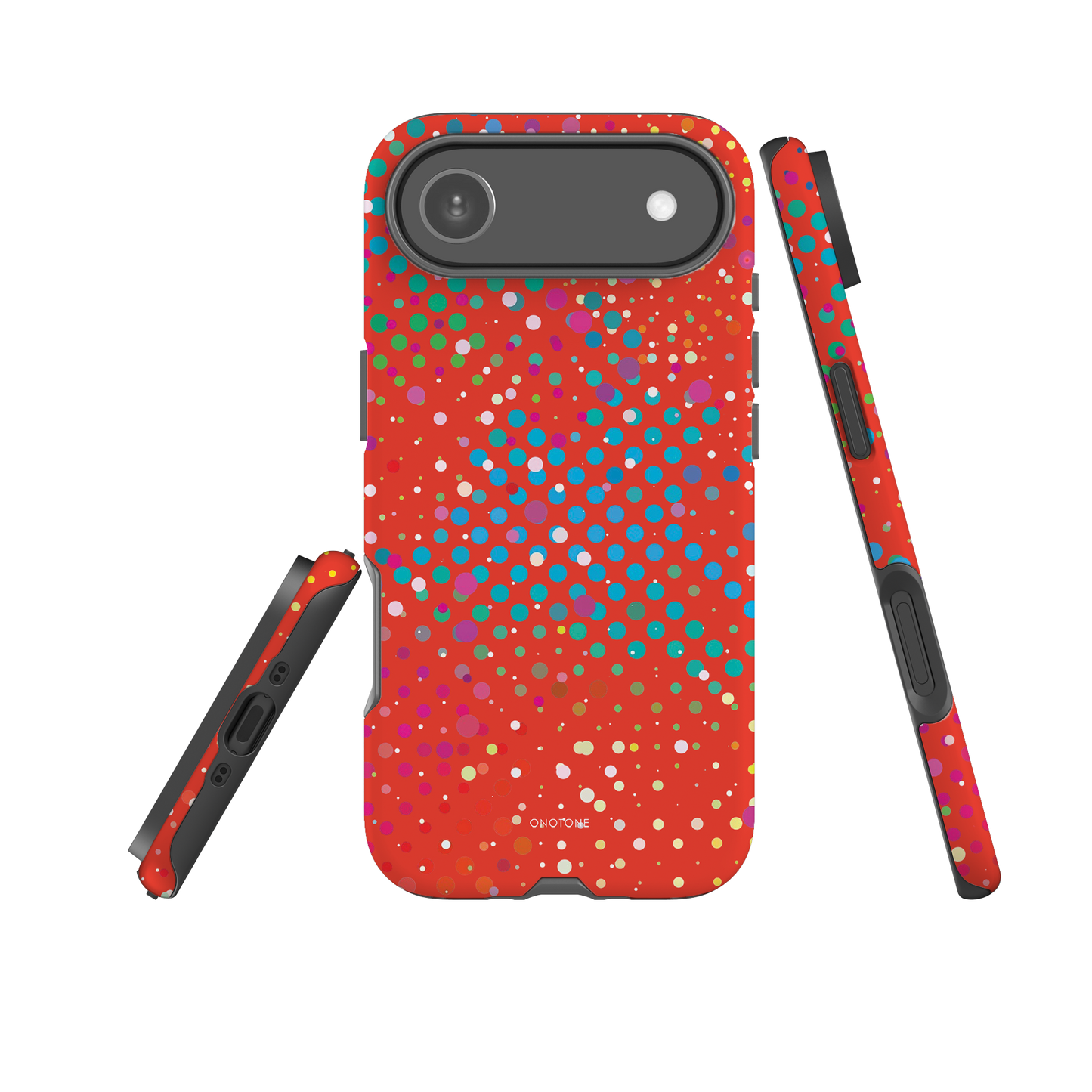 Classic Vivid Crimson Polka Dot iPhone 17 Pro (MagSafe) Case