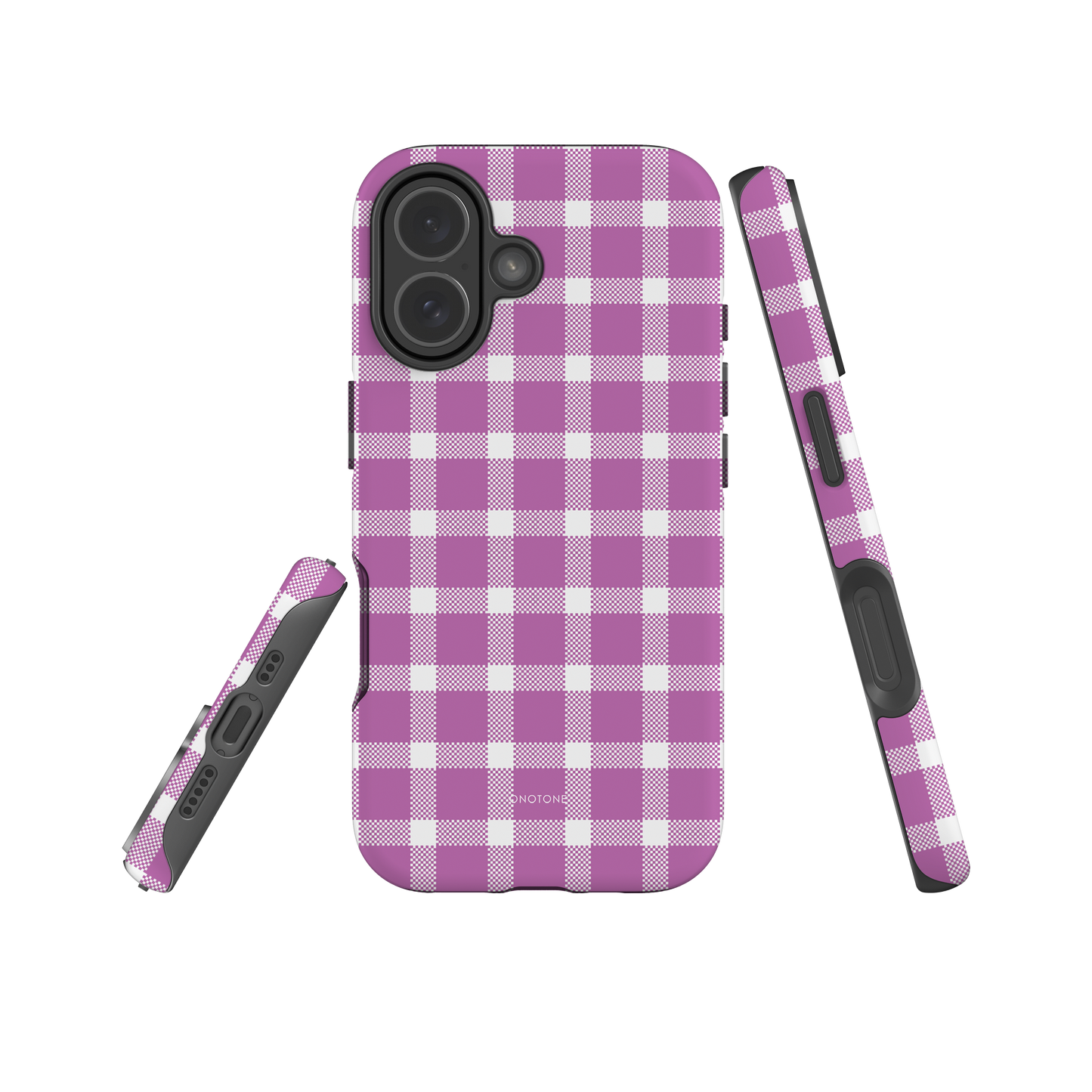 Yellow Plaid iPhone Case – Durable, Stylish & Shockproof Protection (BP-252)