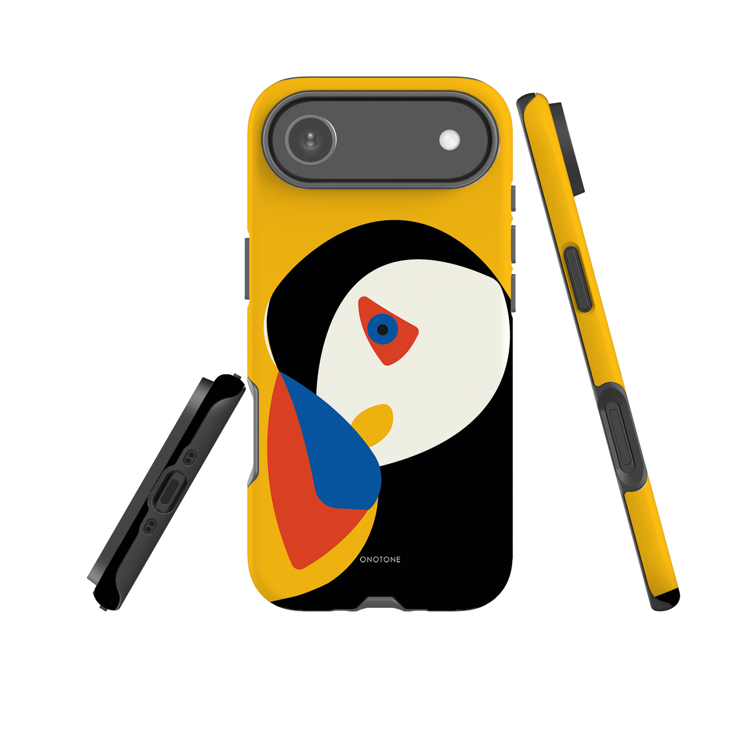 Dual Layer yellow modern iPhone® Case ( MD-3465)