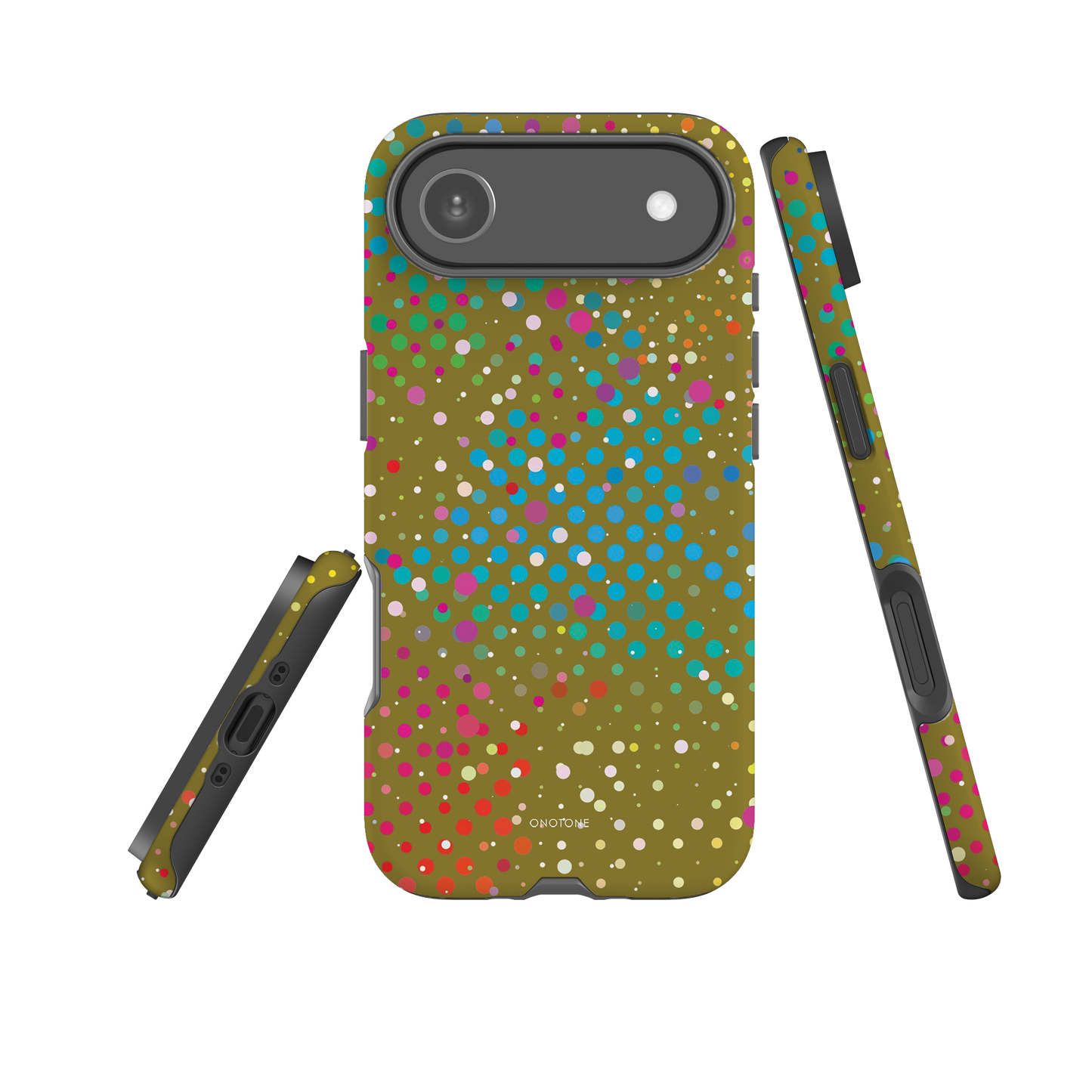 Yellow Polka Dot iPhone case (BD-105)