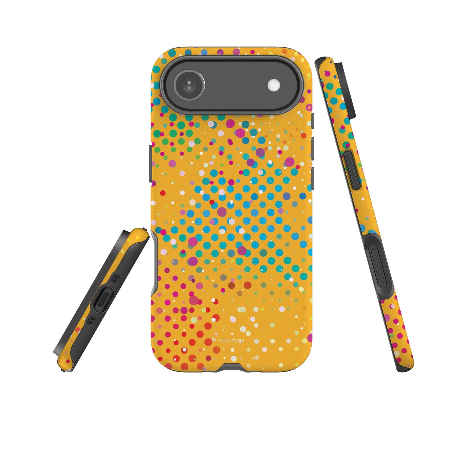 Apricot yellow Polka Dot iPhone 17 Pro (MagSafe) Case