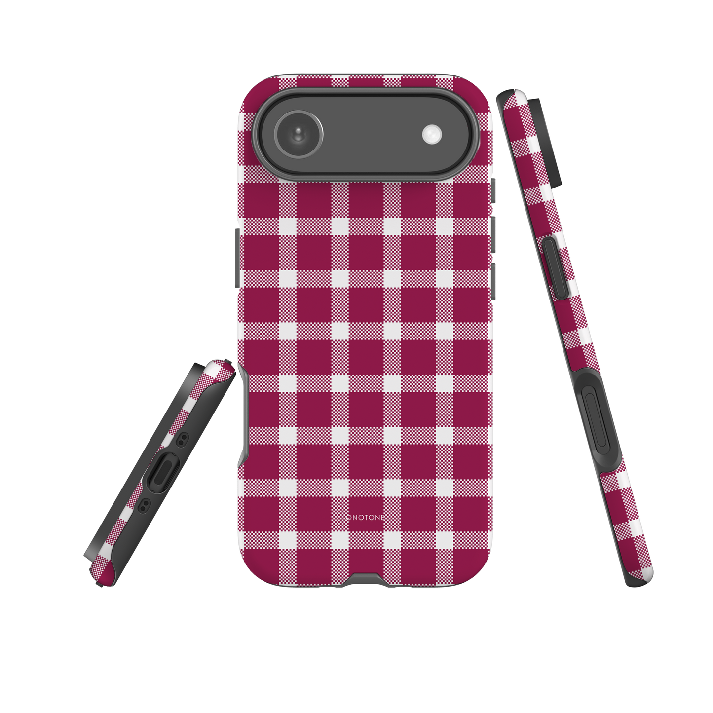 Yellow Plaid iPhone Case – Durable, Stylish & Shockproof Protection (BP-221)