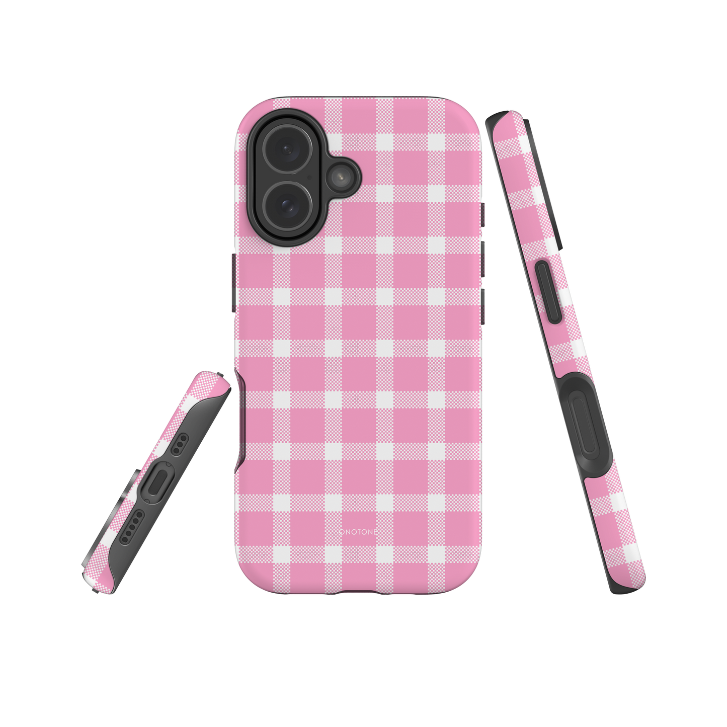 Yellow Plaid iPhone Case – Durable, Stylish & Shockproof Protection (BP-210)