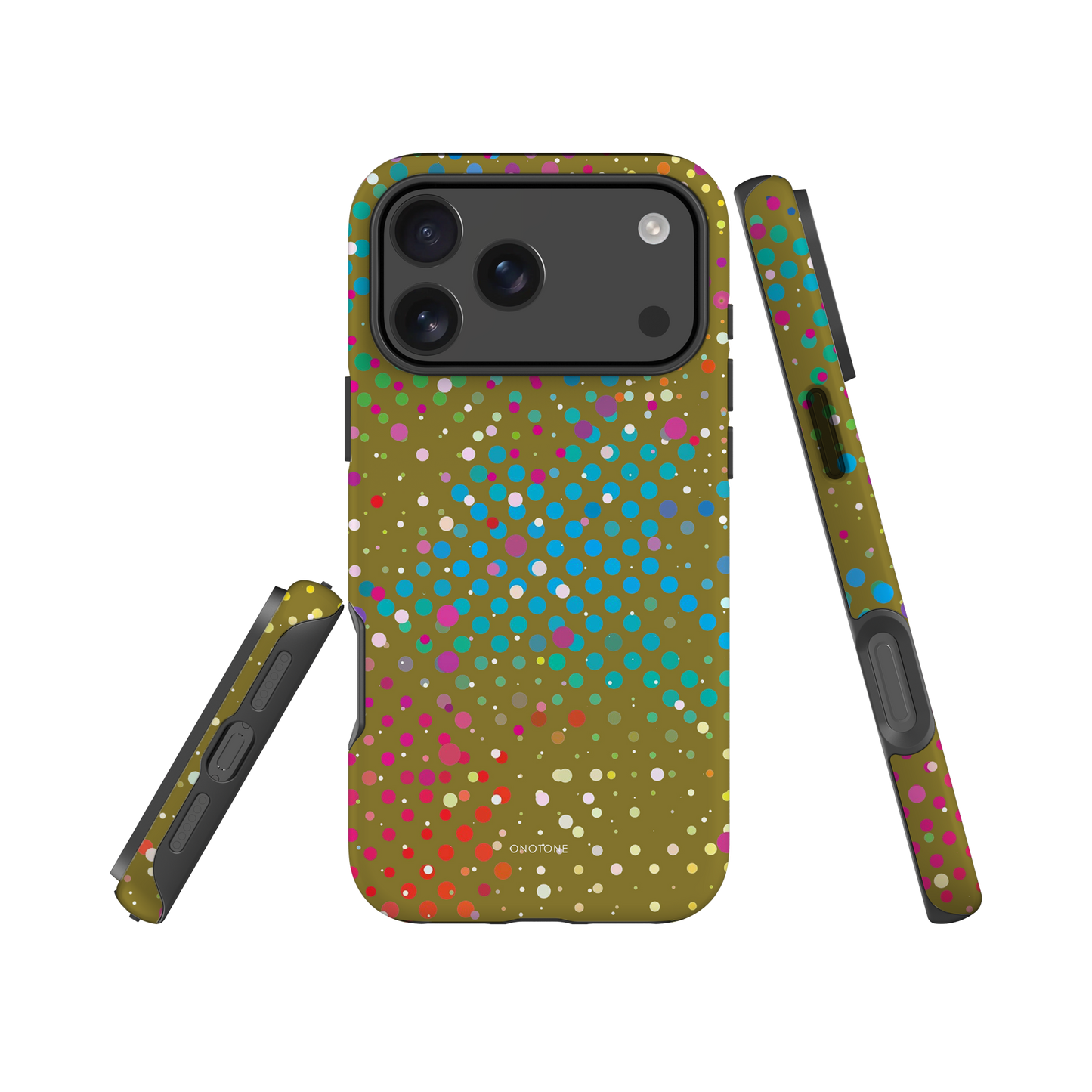 Yellow Polka Dot iPhone case (BD-105)