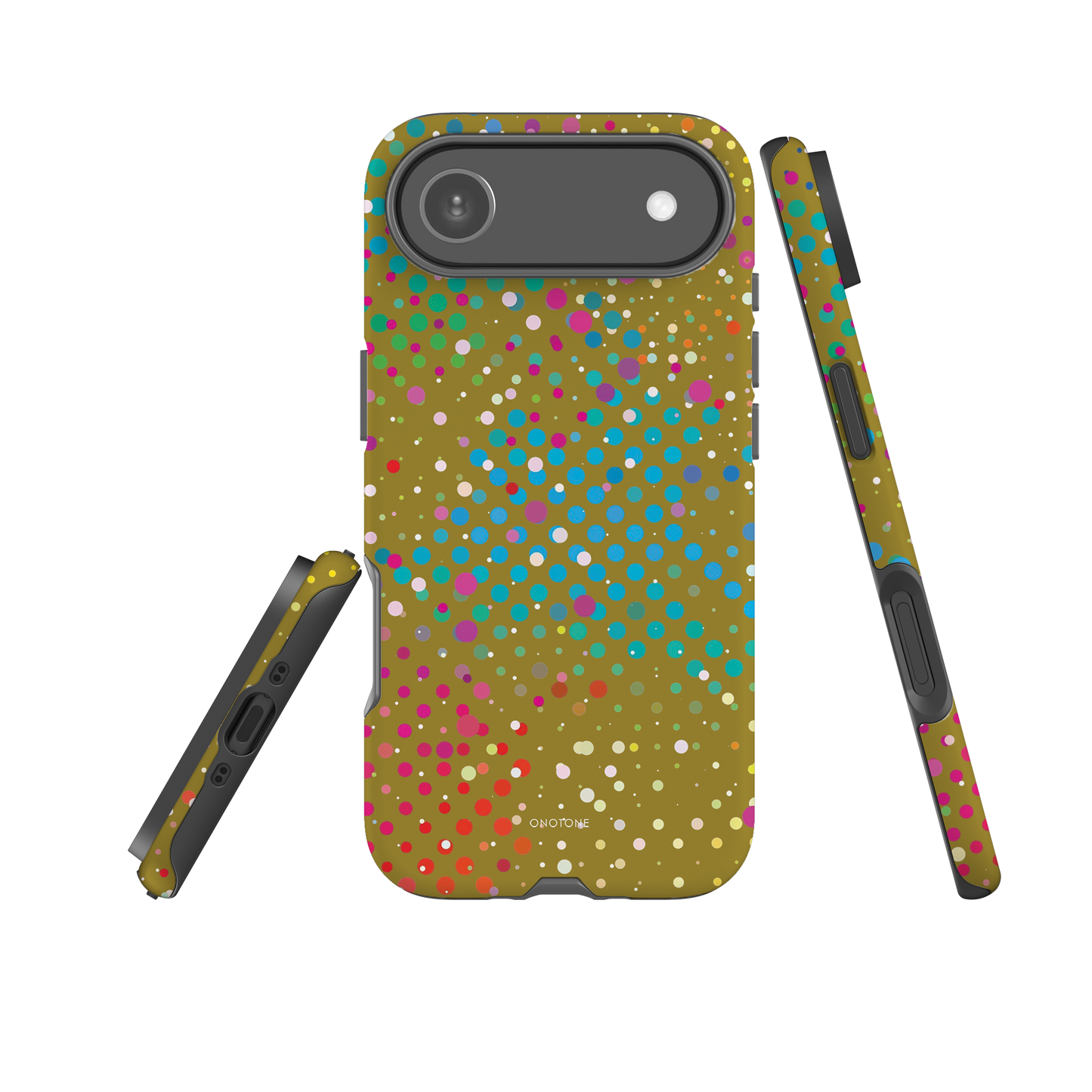 Yellow Polka Dot iPhone case (BD-112)