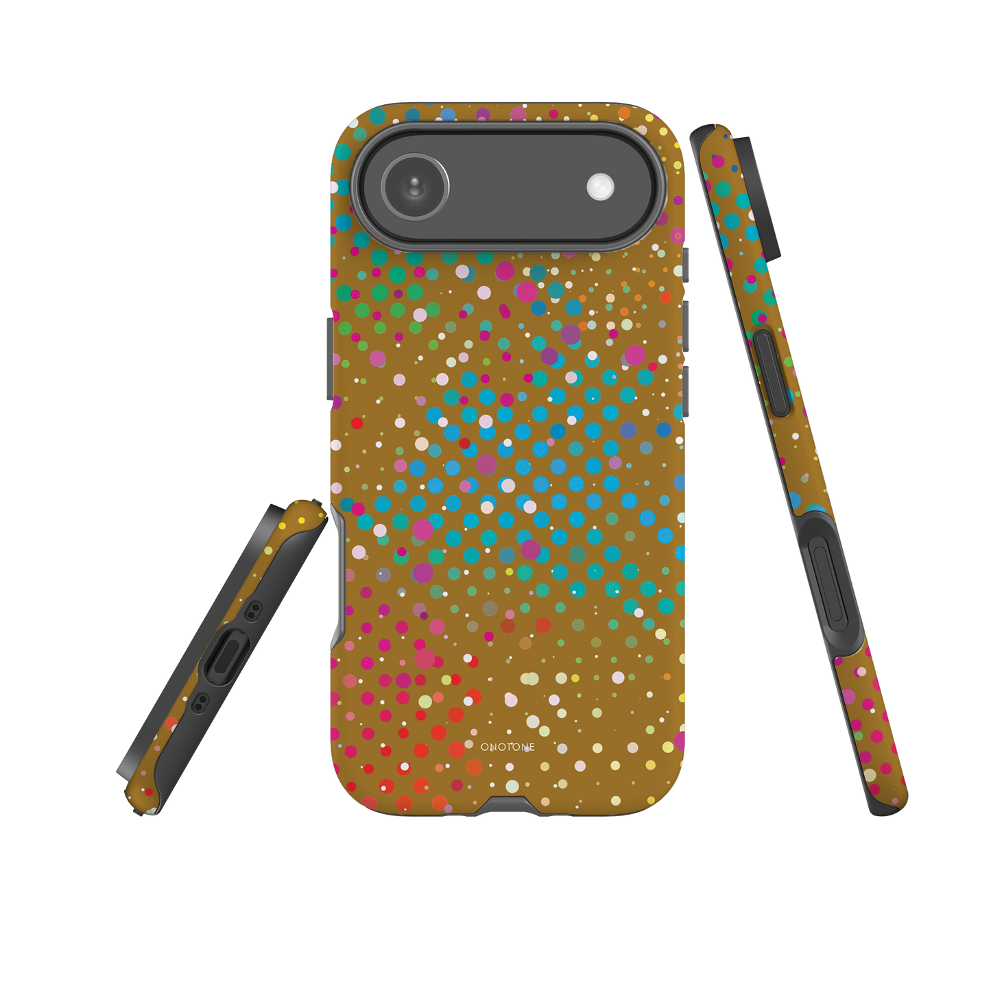 Yellow Polka Dot iPhone case (BD-132)