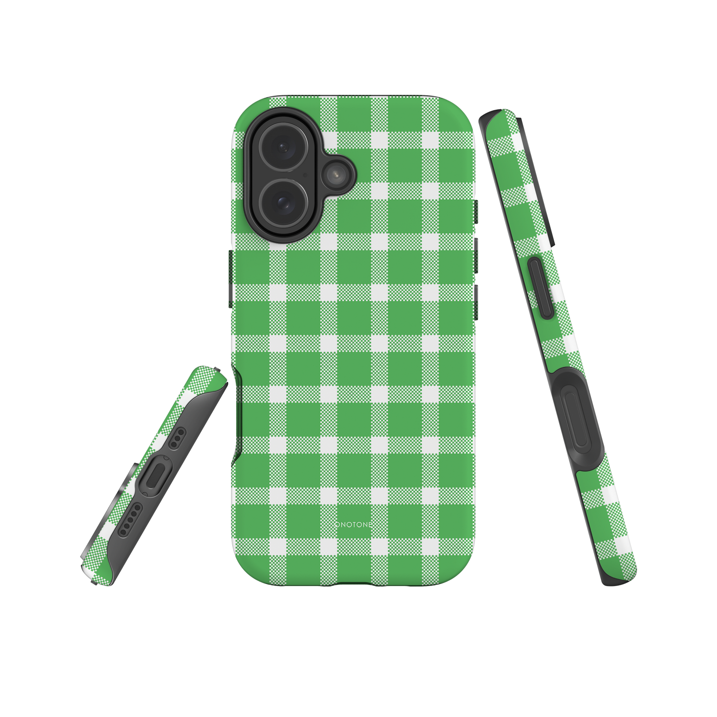 Yellow Plaid iPhone Case – Durable, Stylish & Shockproof Protection (BP-360)