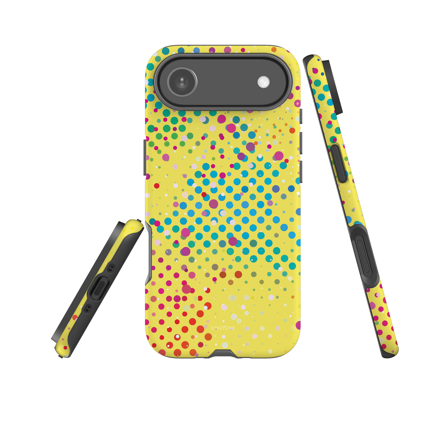Yellow Polka Dot iPhone case (BD-100)