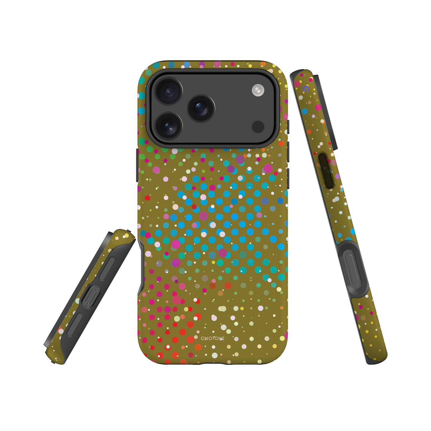 Yellow Polka Dot iPhone case (BD-105)