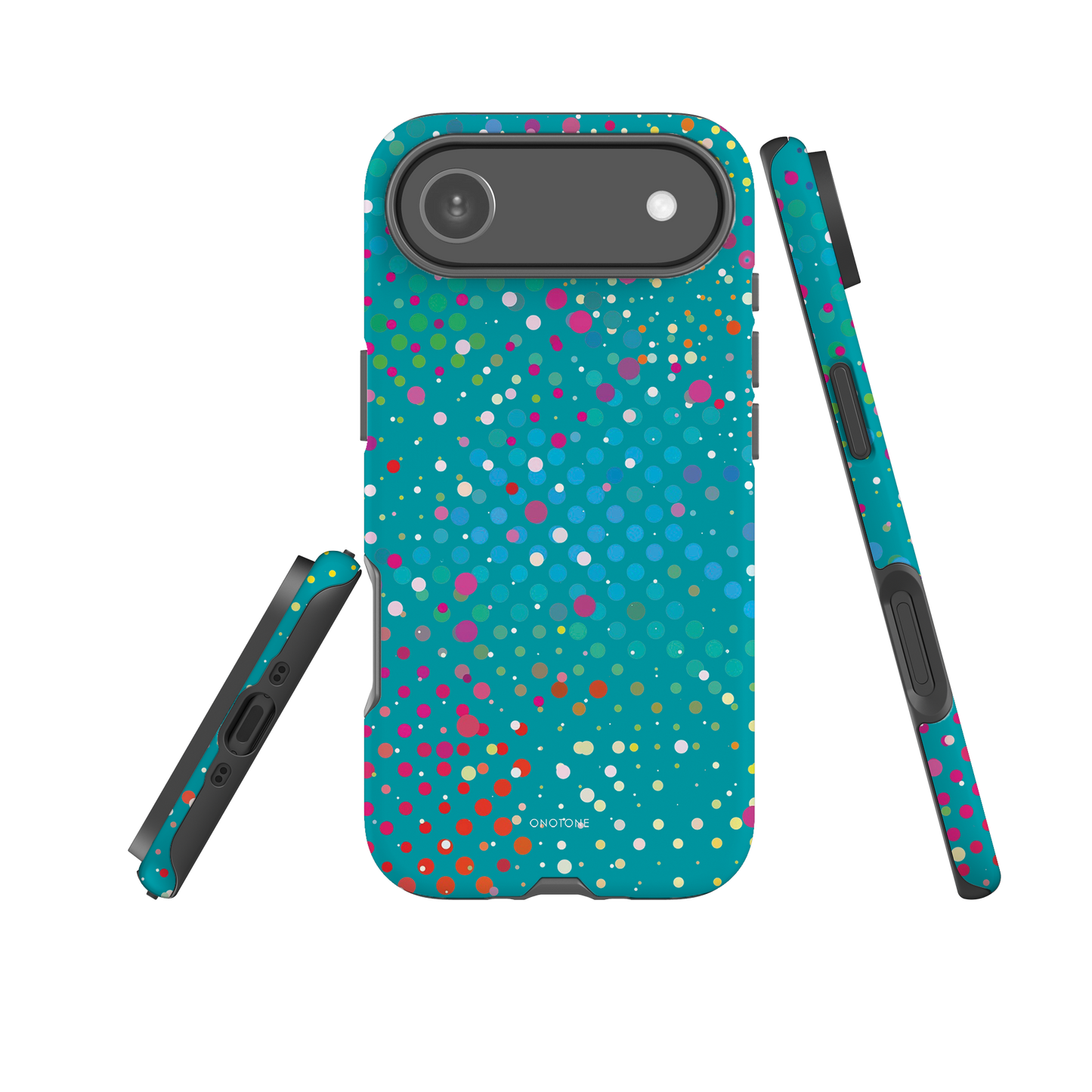 Bondi Blue Polka Dot iPhone 17 Pro (MagSafe) Case