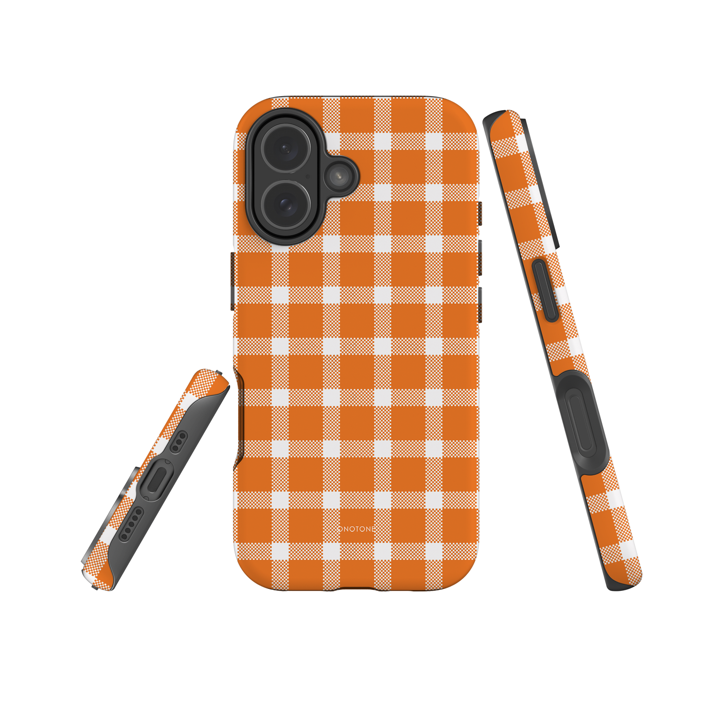 Yellow Plaid iPhone Case – Durable, Stylish & Shockproof Protection (BP-152)