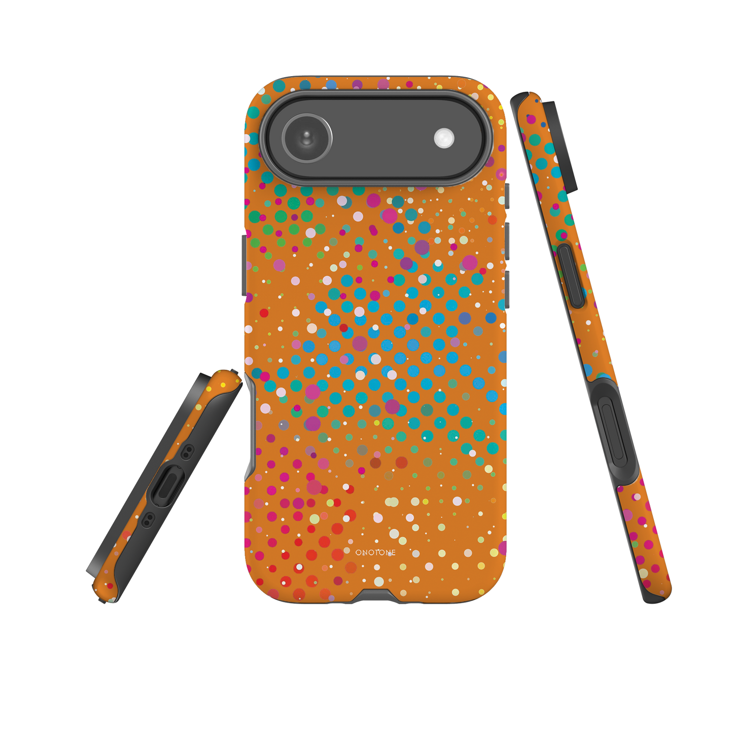 Tangerine Yellow Polka Dot iPhone 17 Pro (MagSafe) Case
