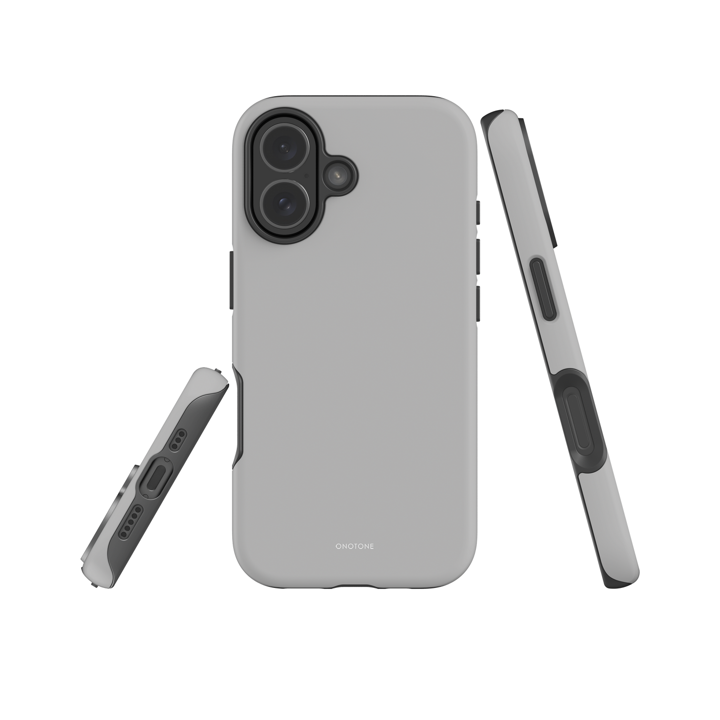 GRAY MINIMALIST IPHONE® CASE - PANTONE® COOL GRAY 4