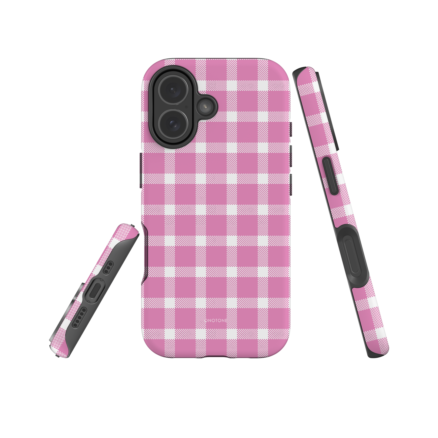 Yellow Plaid iPhone Case – Durable, Stylish & Shockproof Protection (BP-237)