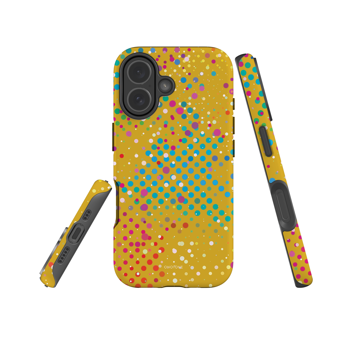 Yellow Polka Dot iPhone case (BD-110)