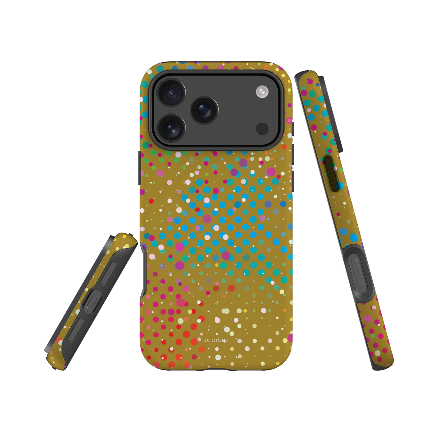 Yellow Polka Dot iPhone case (BD-111)