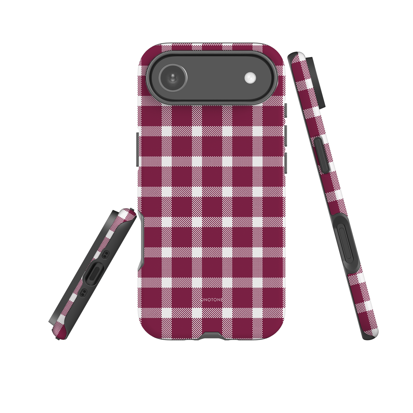 Yellow Plaid iPhone Case – Durable, Stylish & Shockproof Protection (BP-216)