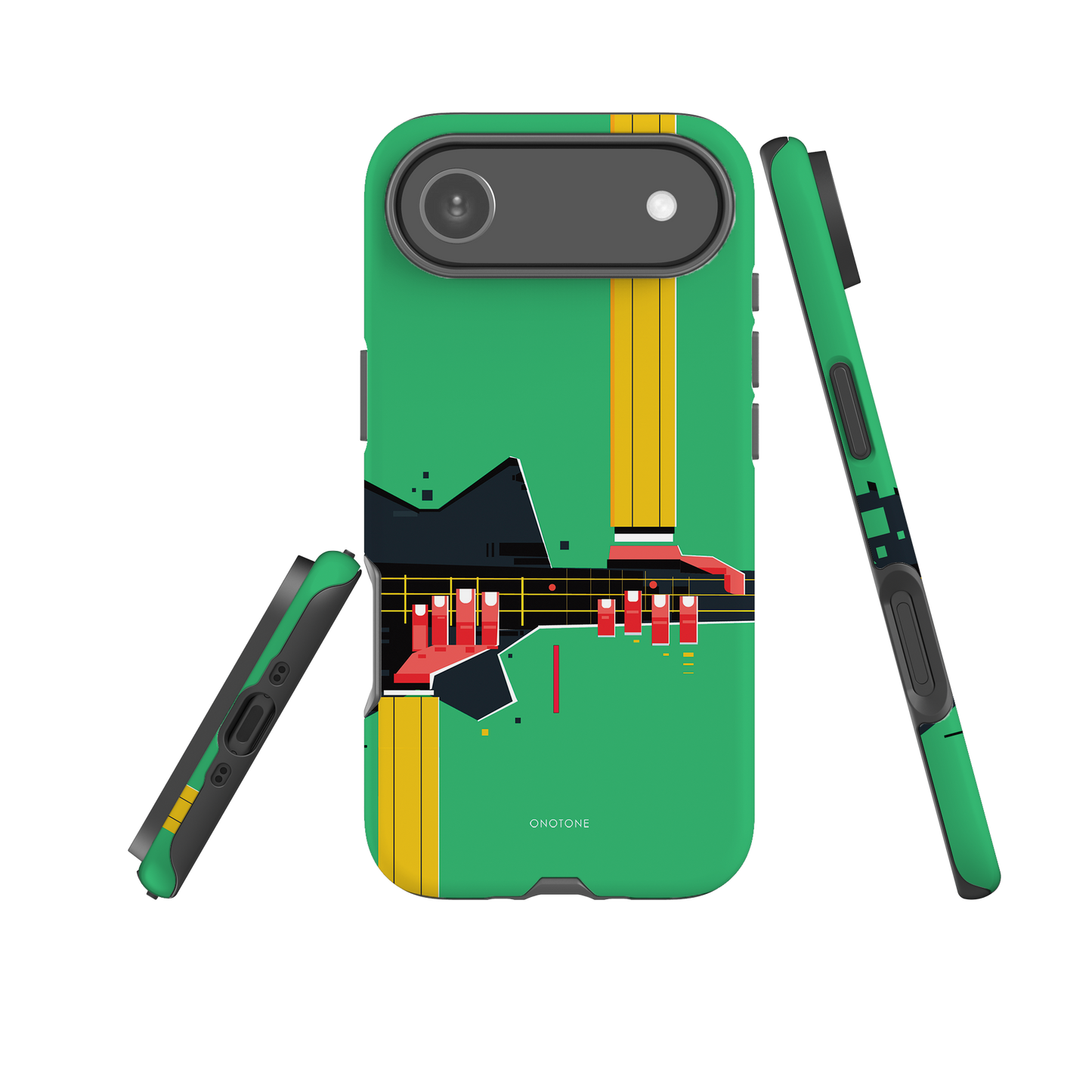 Dual Layer green modern iPhone® Case ( MD-1057)