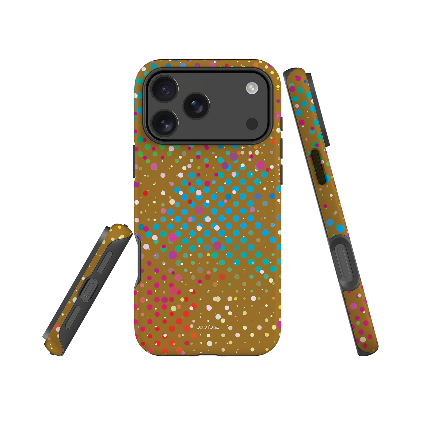 Yellow Polka Dot iPhone case (BD-132)
