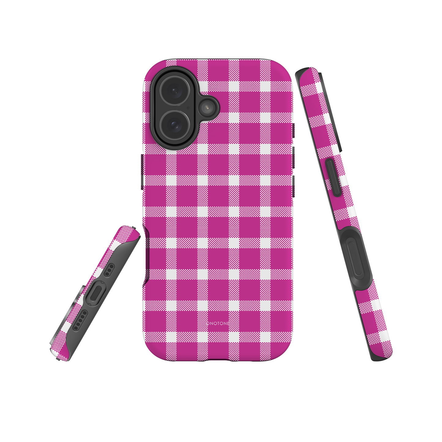 Yellow Plaid iPhone Case – Durable, Stylish & Shockproof Protection (BP-240)