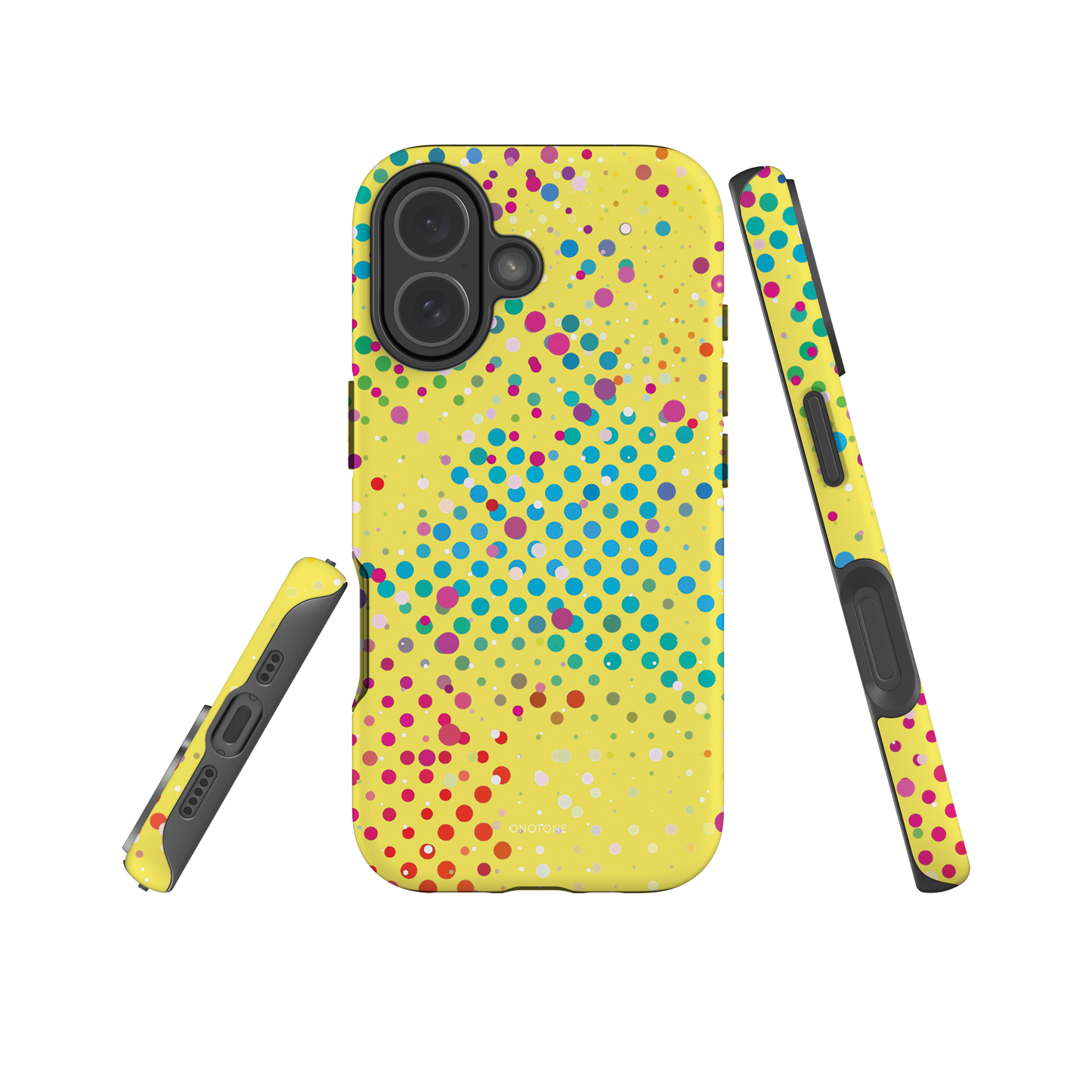 Yellow Polka Dot iPhone case (BD-100)