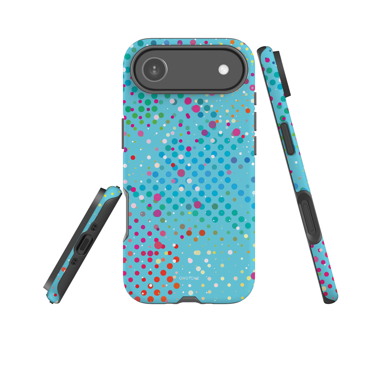 Soft Blue Polka Dot iPhone 17 Pro (MagSafe) Case