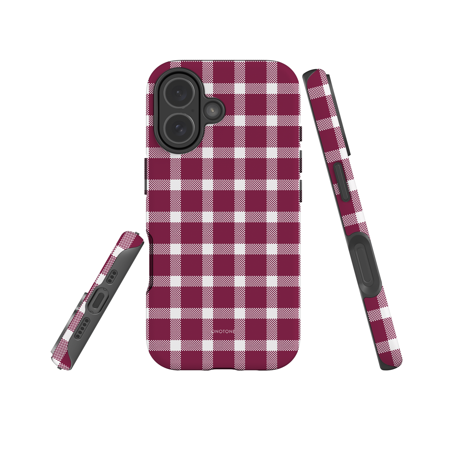 Yellow Plaid iPhone Case – Durable, Stylish & Shockproof Protection (BP-216)