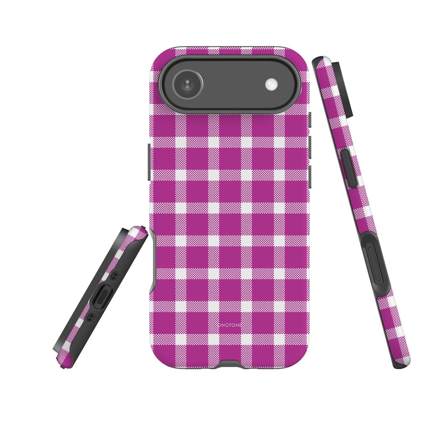 Yellow Plaid iPhone Case – Durable, Stylish & Shockproof Protection (BP-247)