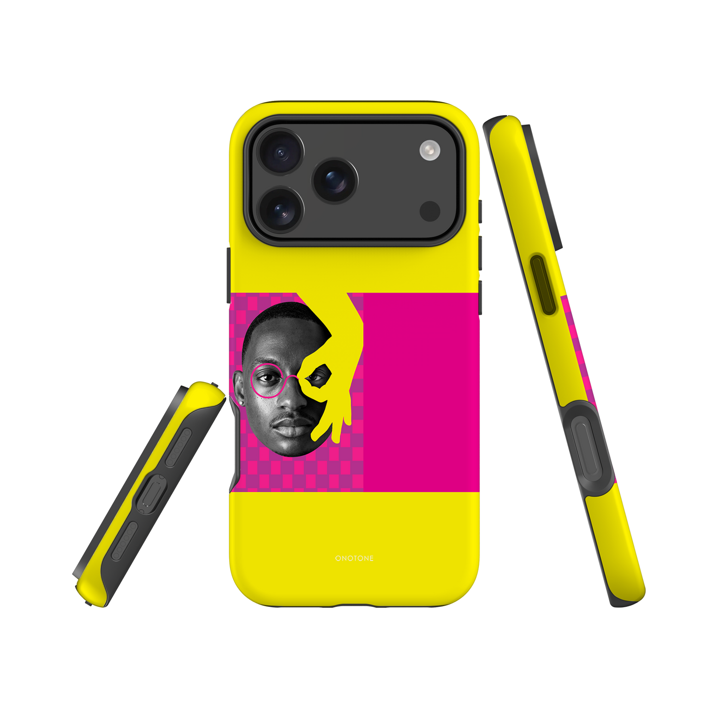 Dual Layer yellow modern iPhone® Case ( MD-3913)