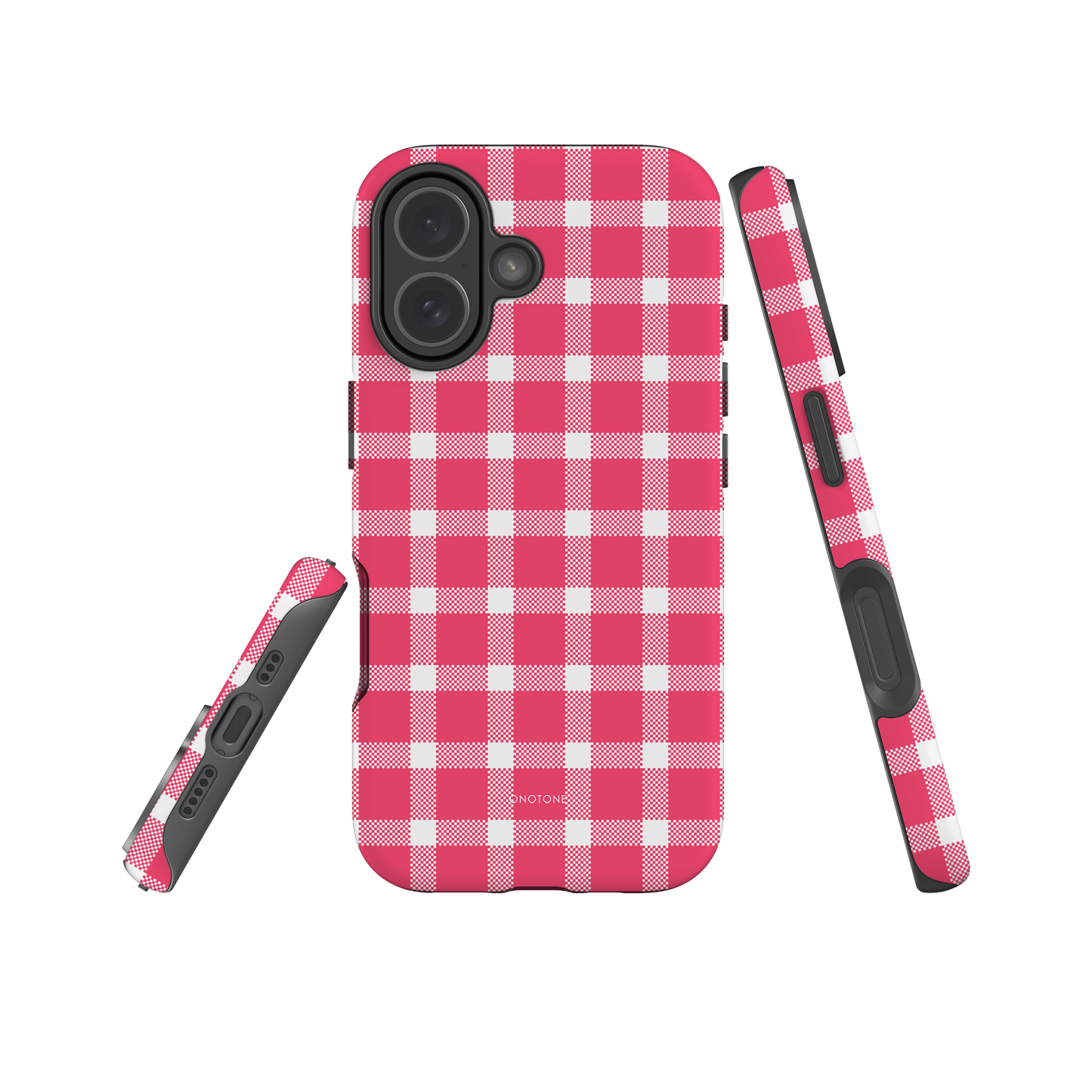 Yellow Plaid iPhone Case – Durable, Stylish & Shockproof Protection (BP-191)