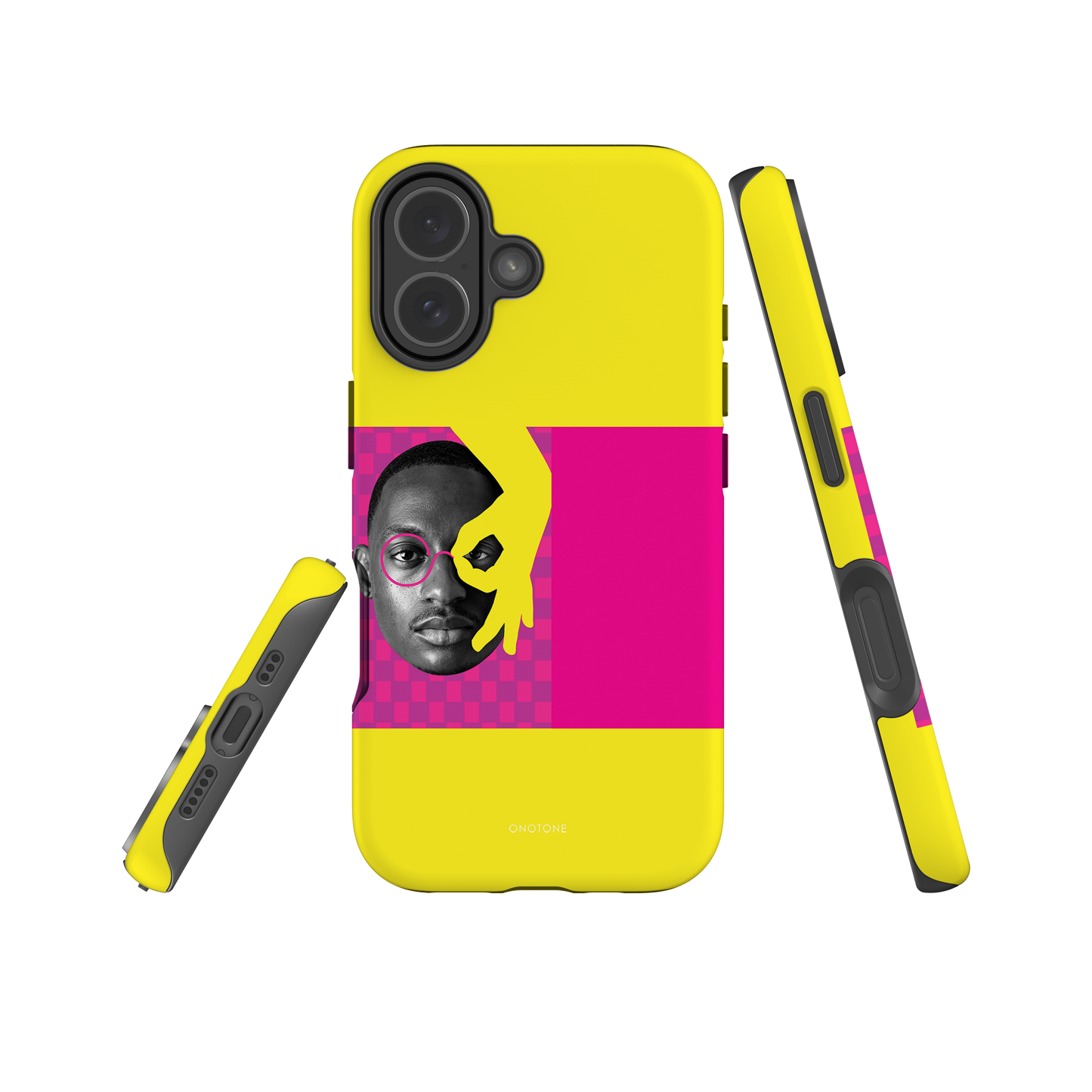 Dual Layer yellow modern iPhone® Case ( MD-3913)