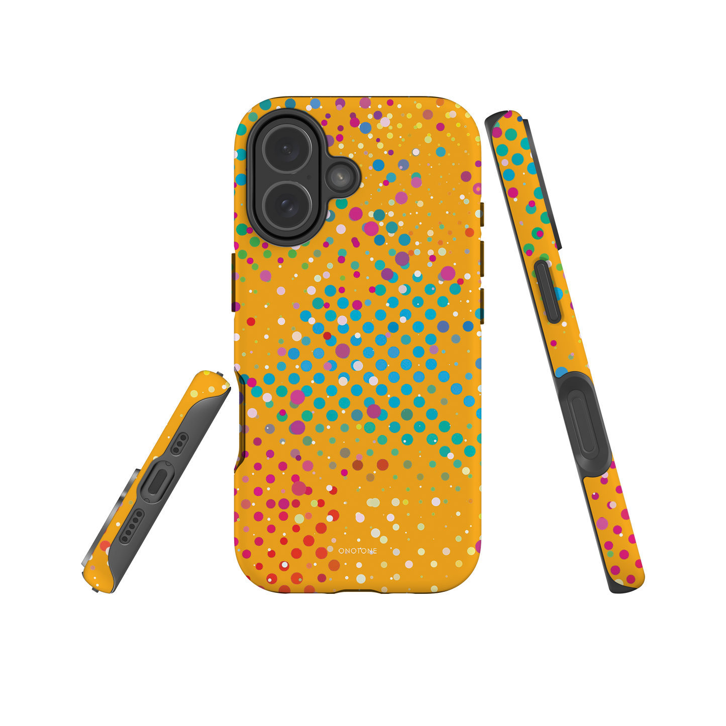 Yellow Polka Dot iPhone case (BD-130)