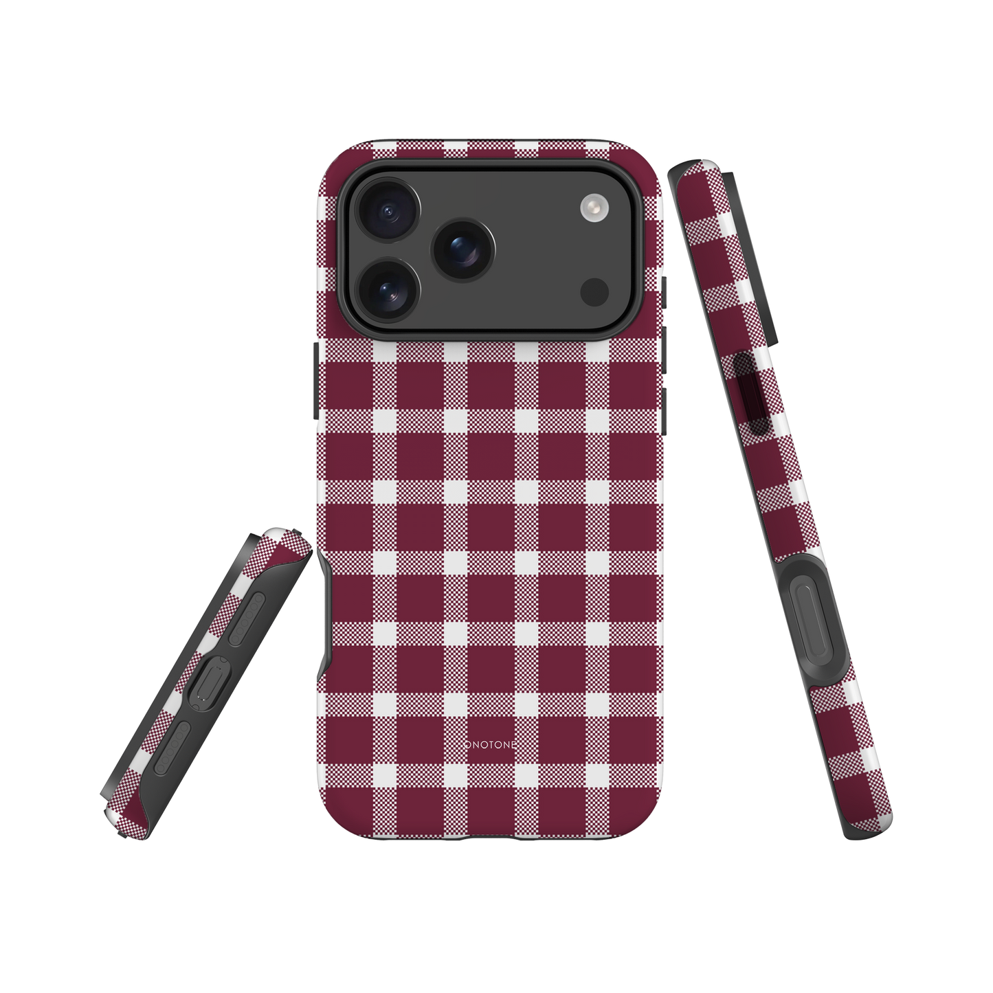 Yellow Plaid iPhone Case – Durable, Stylish & Shockproof Protection (BP-209)