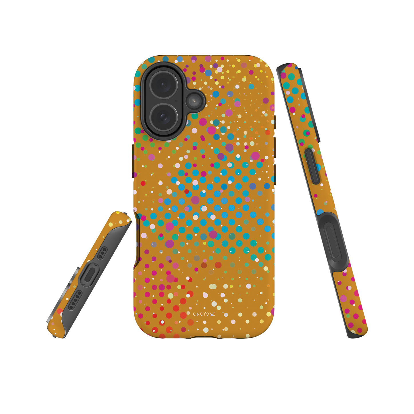 Yellow Polka Dot iPhone case (BD-131)