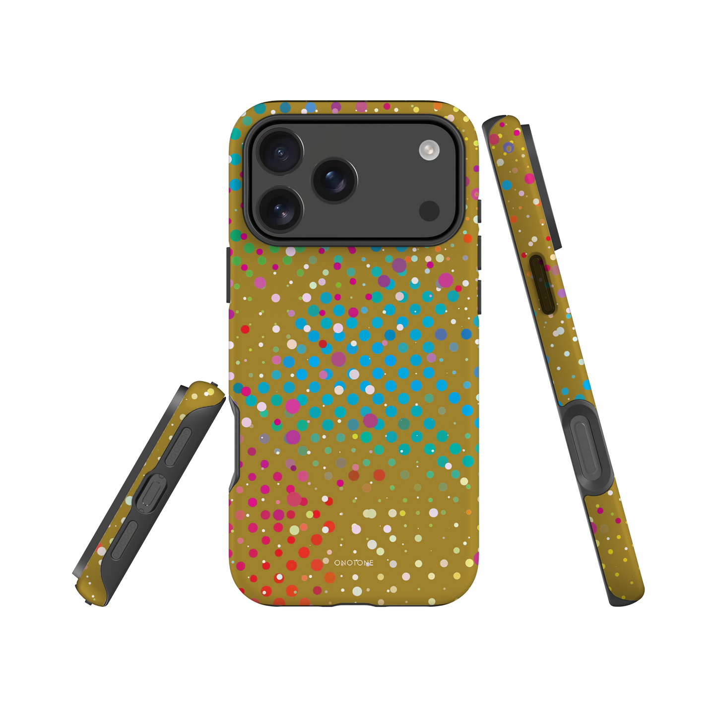 Yellow Polka Dot iPhone case (BD-111)