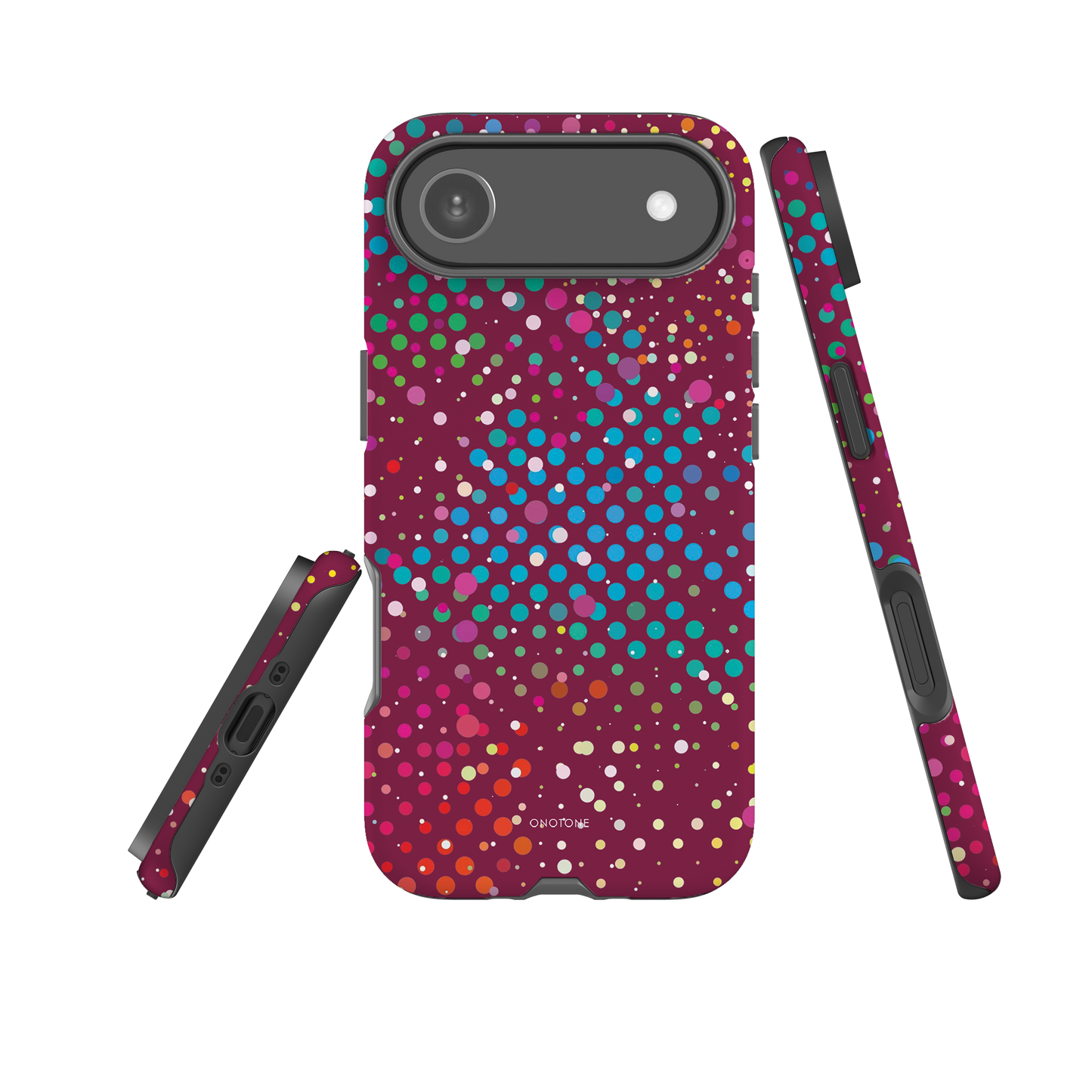 Pearl Fresh Rose Polka Dot iPhone 17 Pro (MagSafe) Case