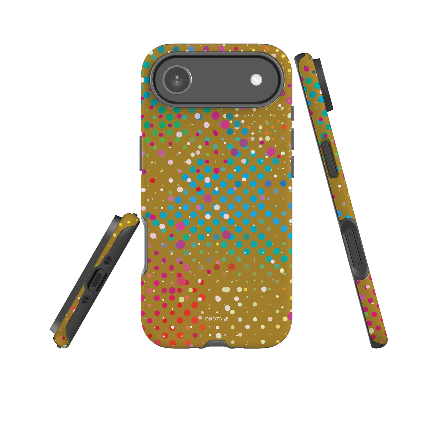 Yellow Polka Dot iPhone case (BD-118)
