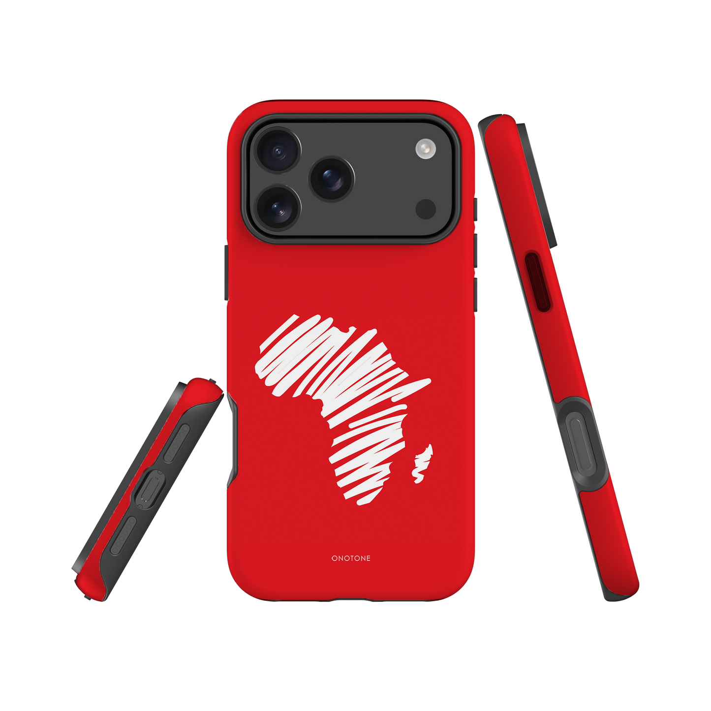 Dual Layer Africa modern red iPhone® Case ( MD-1393)